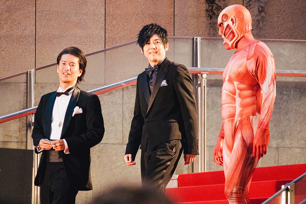 第27回 東京国際映画祭 梶裕貴 木下哲哉 巨人 (進撃の巨人 前編 紅蓮の弓矢) (2014)