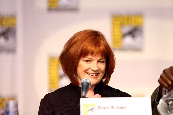 Actress Blair Brown on the Fringe panel at the 2010 San Diego Comic Con in San Diego, California. Please attribute to Gage Skidmore if used elsewhere