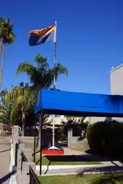 2013, Arizona Flag and Flag Pole, Tony F. Soza-Ray Martinez, Thunderbird American Legion Post 41, Phoenix, AZ
