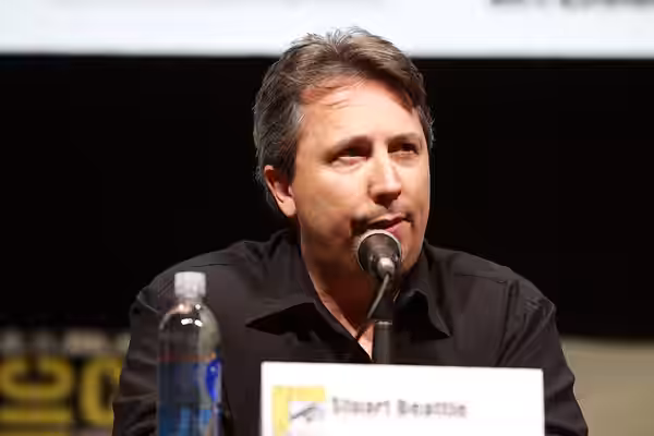 Stuart Beattie at the 2013 San Diego Comic Con.
