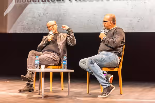 Monaco Anime Game International Conferences, 27 février 2016, masterclass avec Paul Haggis
