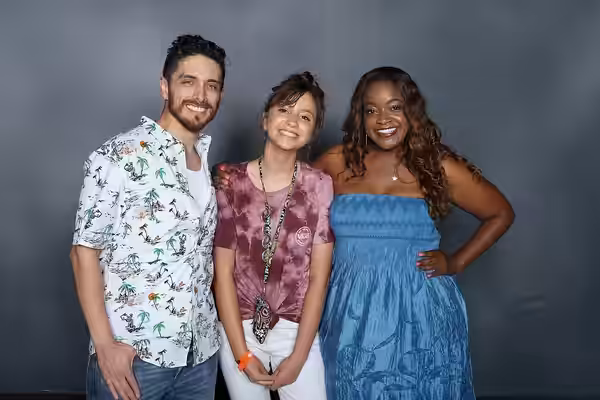 Josh Keaton and Kimberly Brooks at Flordia Supercon 2018