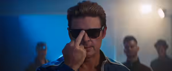 Karl Urban as Johnny Cage in the “Mortal Kombat II” trailer. (2025)