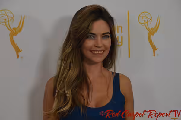 Amelia Heinle Mingle Media TV and Red Carpet Report host Ashley Harrington were invited to cover the 2014 Daytime Emmy® Awards Nominees Cocktail Reception Hoste