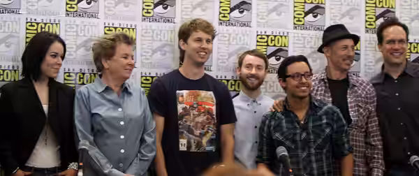The Napoleon Dynamite cast at the 2011 Comic Con in San Diego