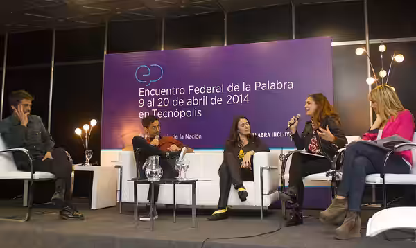 Buenos aires, 16 de abril de 2014 - La Secretaría de Cultura de Presidencia de la Nación, a través de la Dirección Nacional de Acción Federal, presentó la Bibli