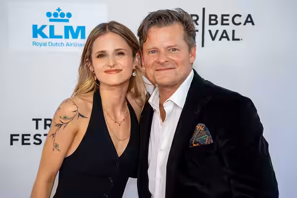 Audrey and Steve Zahn during the She Dances premiere at the 2025 Tribeca Festival