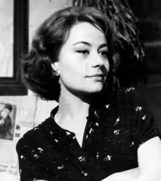 Annie Girardot in Luchino Visconti's film "Rocco e i suoi fratelli", directed in 1960.