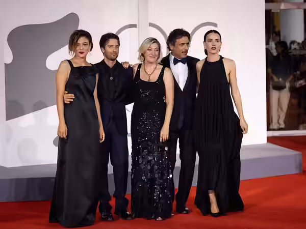 Jasmine Trinca, Paolo Strippoli, Valeria Bruni-Tedeschi, Adriano Giannini and Romana Maggiora Vergano at the 83rd Venice International Film Festival (2026)
