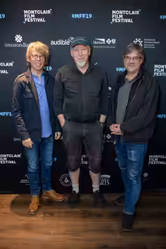 Warren Zanes and Richard Thompson at the Montclair Film Festival 2019.