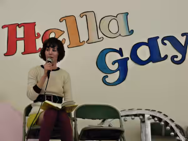 Miranda July reading at Modern Times Books in San Francisco