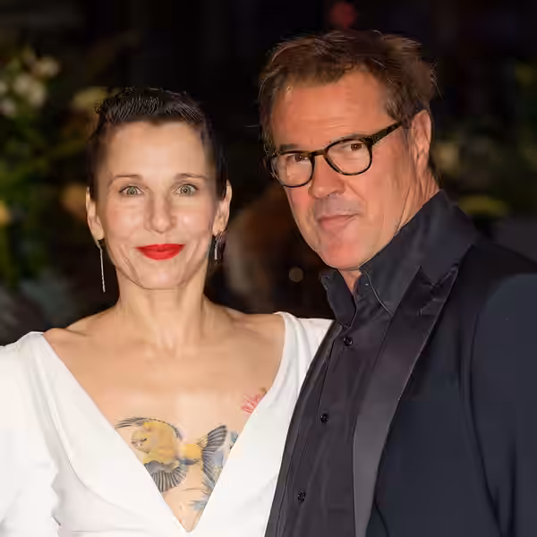 Meret Becker and Sebastian Koch at Berlinale 2020