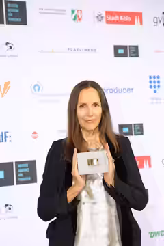 Gabriele Binder bei der Verleihung der Auszeichnungen der Deutschen Akademie für Fernsehen (DAFF) 2017.