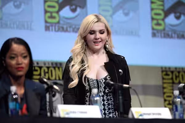 The actress Abigail Breslin at San Diego ComicCon in 2015