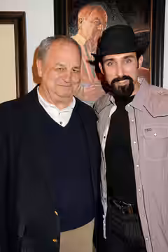 Actor Paul Dooley and Actor/Producer Paul J. Alessi at the Gasoline Gallery Art show of James Owens “Savage Beauty” (2010)