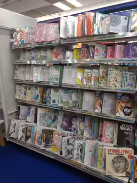 Books at W.H. Smith, Enfield, London. (2018)