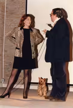 Carmen Maura, la exitosísima y talentosa actriz española de cine y tetro, compartió una charla con el público de Rosario. (1997)