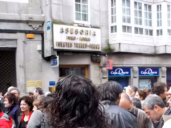 Carlos Blanco na Manifestación polo galego do 17 de maio de 2009