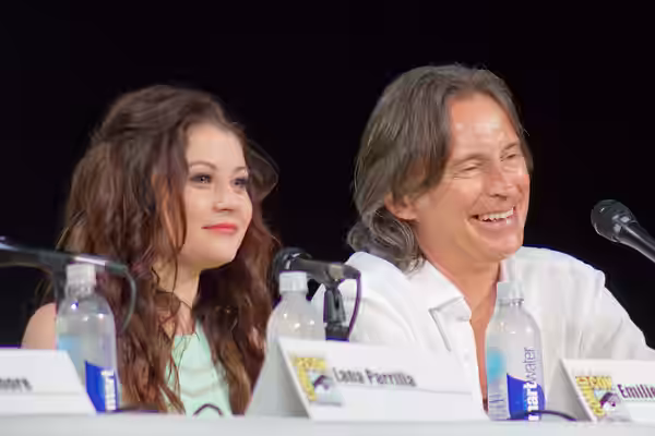 Emilie de Ravin &amp; Robert Carlyle Once Upon a Time Panel at the 2014 Comic-Con International.