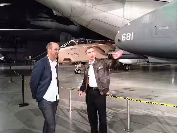 DAYTON, Ohio -- Actor Anthony Edwards, known for his role as “Goose” in "Top Gun," was on hand during the Air Force Museum Foundation’s Reel Stuff Film Festival (2013)