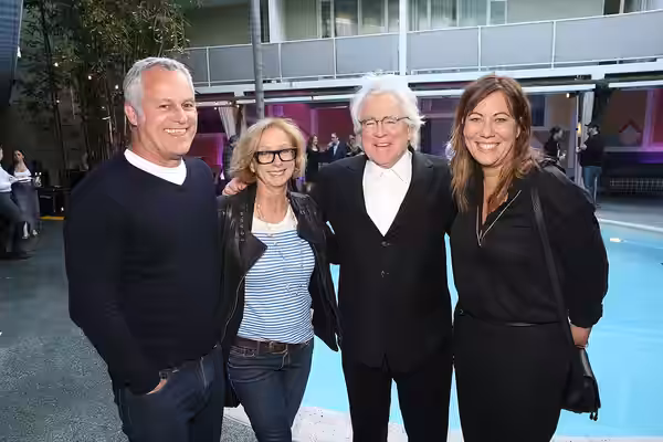 Chip Diggins; Michelle Satter; Ron Yerxa; and Isabel Gomez-Moriana, Executive, Project Development &amp; Packaging, CFC. Photo: Jesse Grant. (2016)