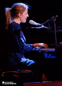 Marketa Irglova Rosi performing live at (Le) Poisson Rouge in New York City on Friday October 10th, 2014. Rosi Golan opened and also accompanied Marketa.