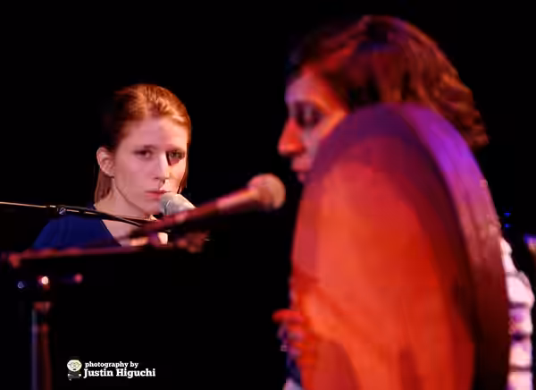 Marketa Irglova Rosi performing live at (Le) Poisson Rouge in New York City on Friday October 10th, 2014. Rosi Golan opened and also accompanied Marketa.
