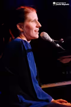 Marketa Irglova Rosi performing live at (Le) Poisson Rouge in New York City on Friday October 10th, 2014. Rosi Golan opened and also accompanied Marketa.