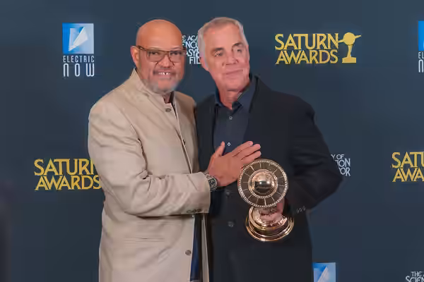 Laurence Fishburne &amp; Titus Welliver at the 53rd Saturn Awards (2026)