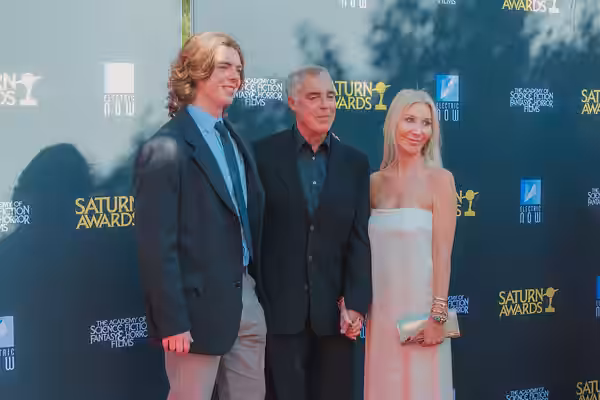 Eamonn Lorcan Charles Welliver, Titus Welliver, &amp; Samantha Edge at the 53rd Saturn Awards (2026)