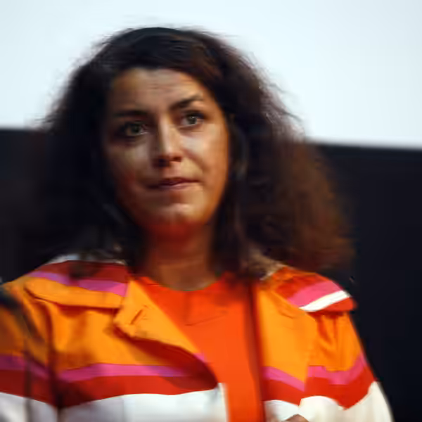 Marjane Satrapi during a premiere of her film Persepolis (2007)