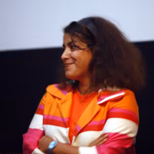 Marjane Satrapi during a premiere of her film Persepolis (2007)
