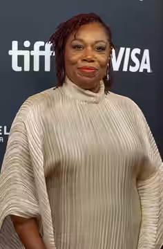 Michele Austin, actor in 'Hard Truths', at the 2024 Toronto International Film Festival