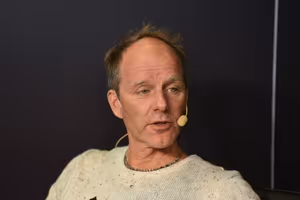 The Swedish writer John Ajvide Lindqvist at Göteborg Book Fair 2017.