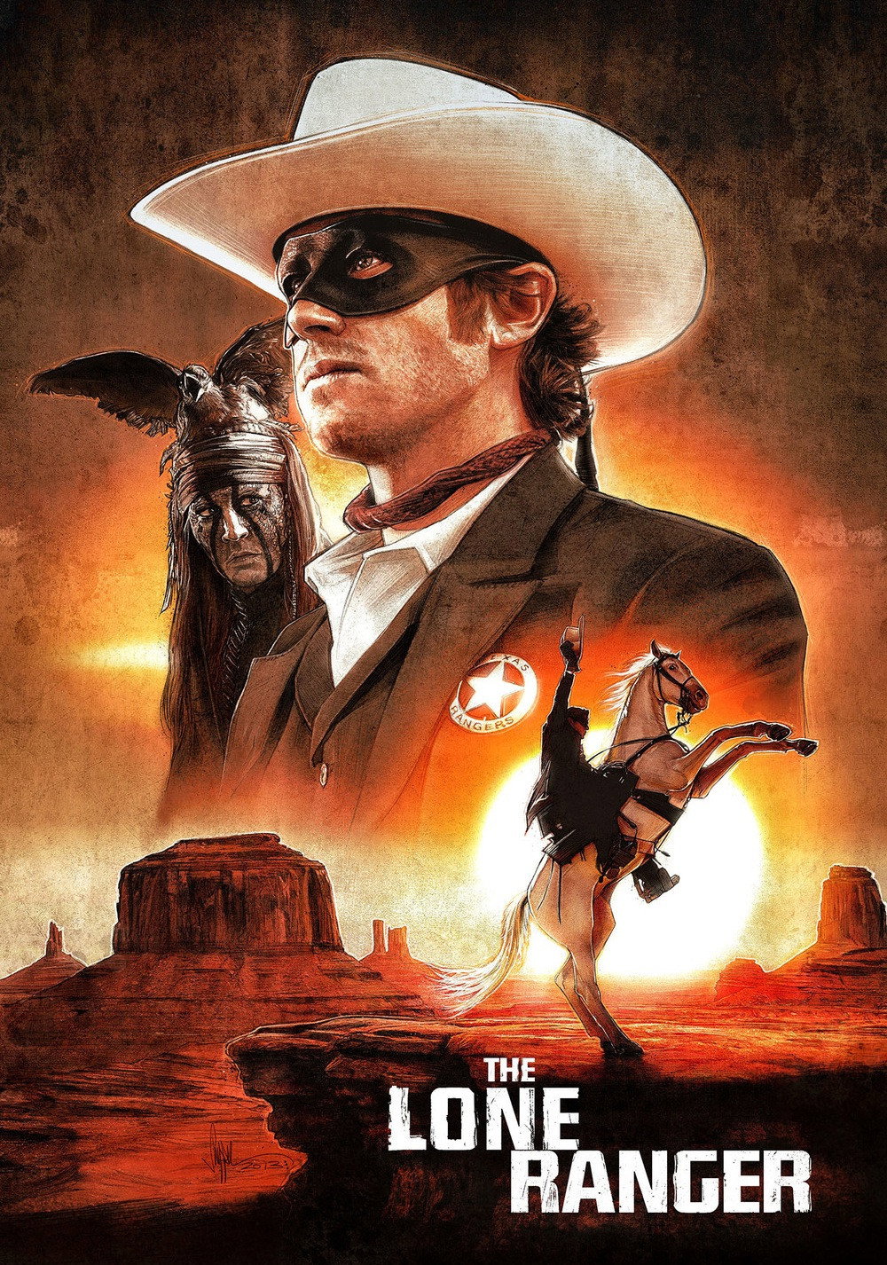 The Lone Ranger poster 2