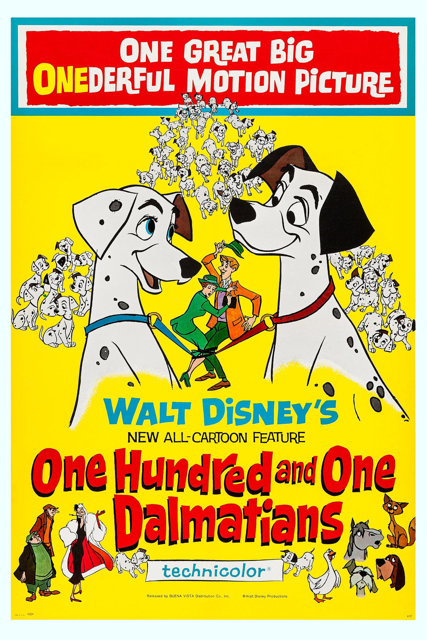 One Hundred and One Dalmatians poster 2