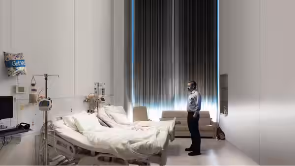 A scene from The Killing of a Sacred Deer