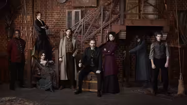 Vanessa Ives (Eva Green) gathers with a group in an industrial space