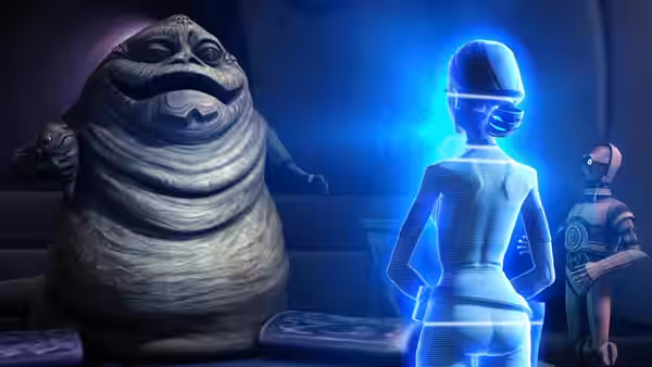 A scene from Star Wars: The Clone Wars (3)