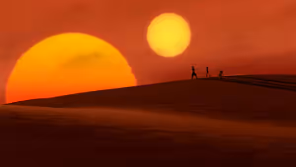 A scene from Star Wars: The Clone Wars (2)