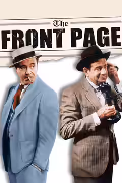 The Front Page poster 3