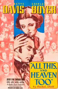 All This, and Heaven Too poster 4