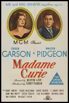 Madame Curie poster