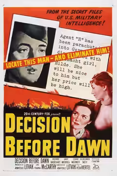 Decision Before Dawn poster 3