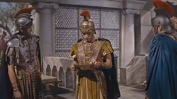 The Robe, still 5