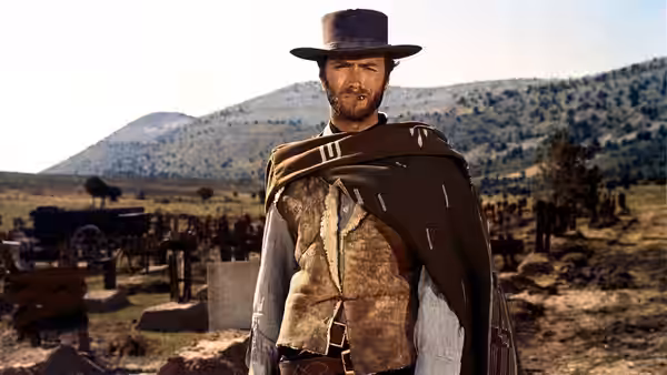 Clint Eastwood as Blondie in The Good, the Bad and the Ugly (1966)