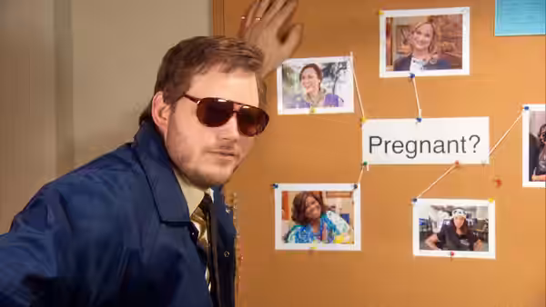 A scene from Parks and Recreation (2)