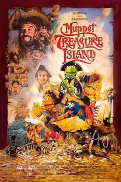 Muppet Treasure Island poster 1