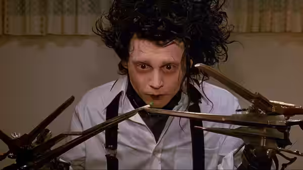 Johnny Depp as Edward Scissorhands in Edward Scissorhands (1990)
