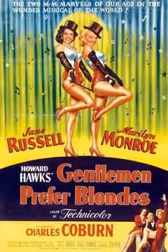 Gentlemen Prefer Blondes poster 4